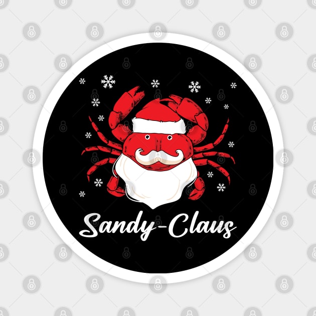 sandy claus Magnet by MZeeDesigns